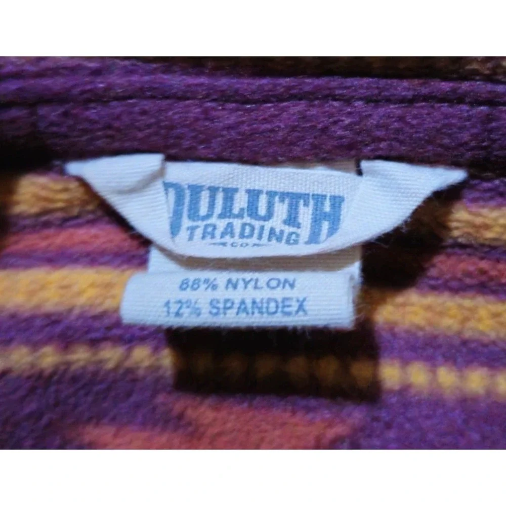 Duluth Trading Pullover Men XL Aztec Navajo Snap Fleece Sweatshirt Sweater - Picture 3 of 8
